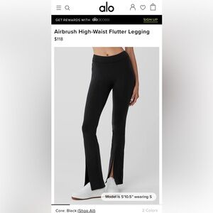 ALO size S black leggings